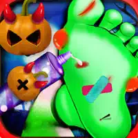 Verrückter Halloween-Nageldoktor
